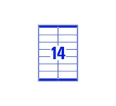 ADDRESS LABELS L7163-100 WITH ULTRAGRIP AND QUICKPEEL TECHNOLOGY, 99.1 X 38.1 MM, 14 LABELS PER SHEET, 100 SHEETS IN A PACK